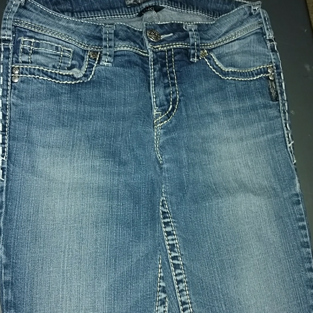 Silver jeans